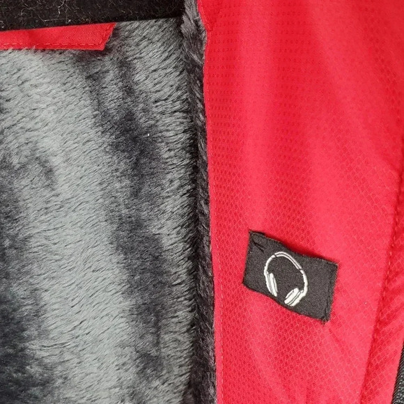 Wantdo Women's Red Hooded Winter Ski Jacket Size Small - Picture 6 of 15